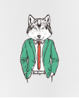 puodelis  Hipster wolf